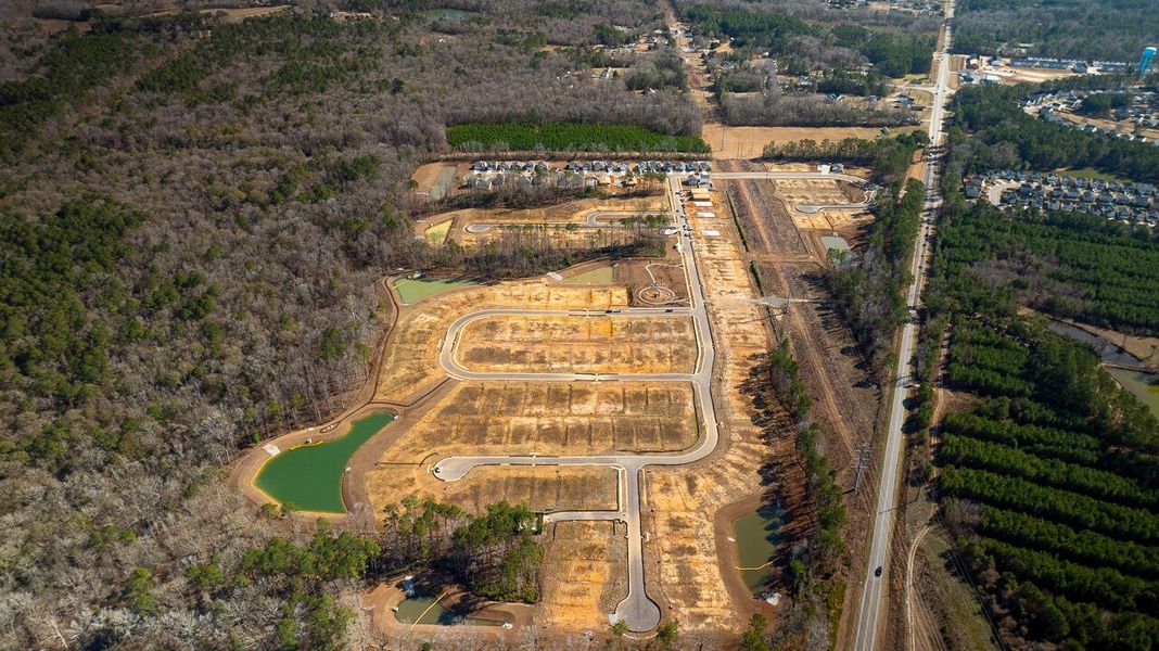 Site preparation for new homesites in Pineview North, Summerville (Image 28). Site preparation for new homesites in Pineview North, Summerville (Image 28).