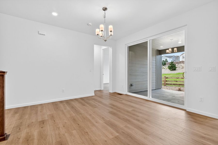 Spacious, unfurnished interior of a new home in Trailstone, Arvada (Image 12). Spacious, unfurnished interior of a new home in Trailstone, Arvada (Image 12).