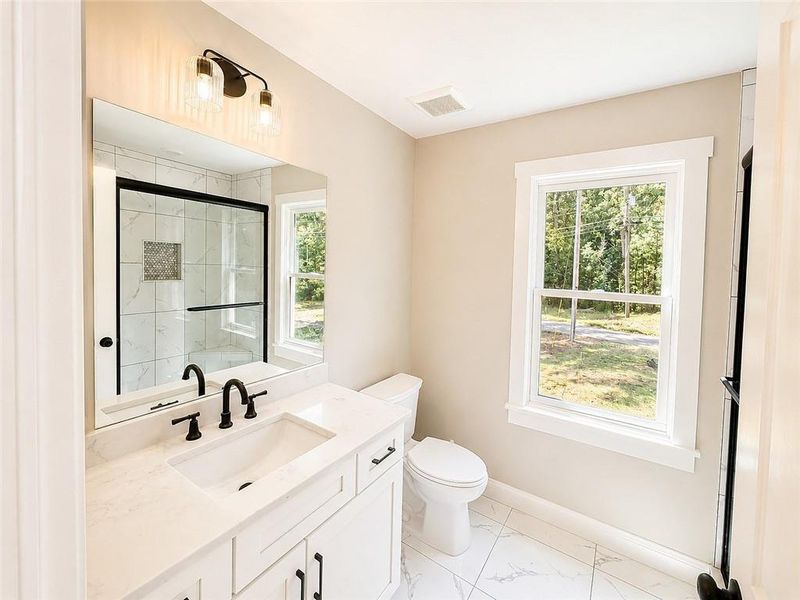 Furnished interior view inside a new home in , Canton (Image 10).