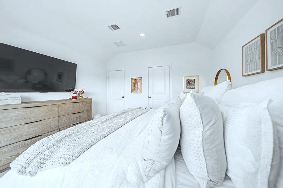 Furnished interior view inside a new home in Pinewood at Grand Texas, New Caney (Image 18).