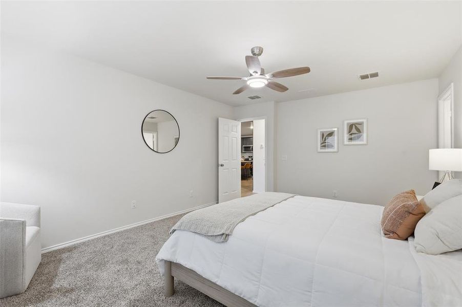 Furnished interior view inside a new home in Newberry Point, Fort Worth (Image 17).