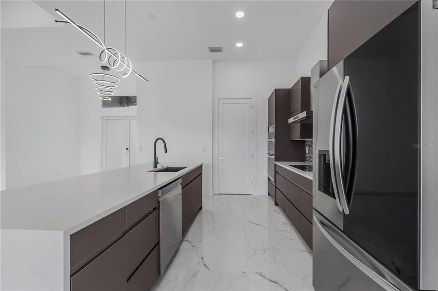 Furnished interior view inside a new home in , Cape Coral (Image 8). Furnished interior view inside a new home in , Cape Coral (Image 8).