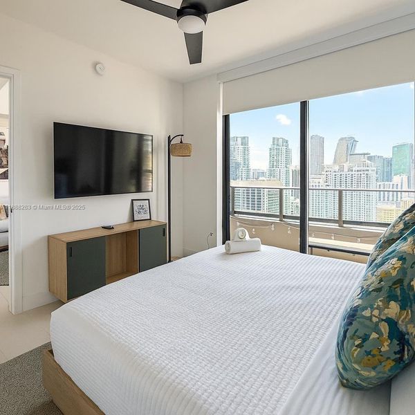 Furnished interior view inside a new home in , Miami (Image 19).