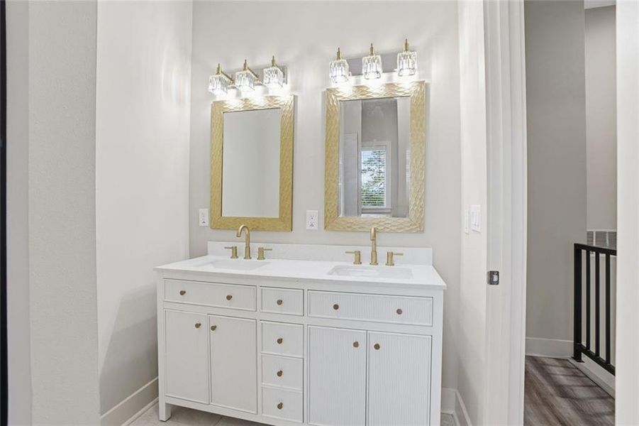 Furnished interior view inside a new home in , Clarkesville (Image 42).