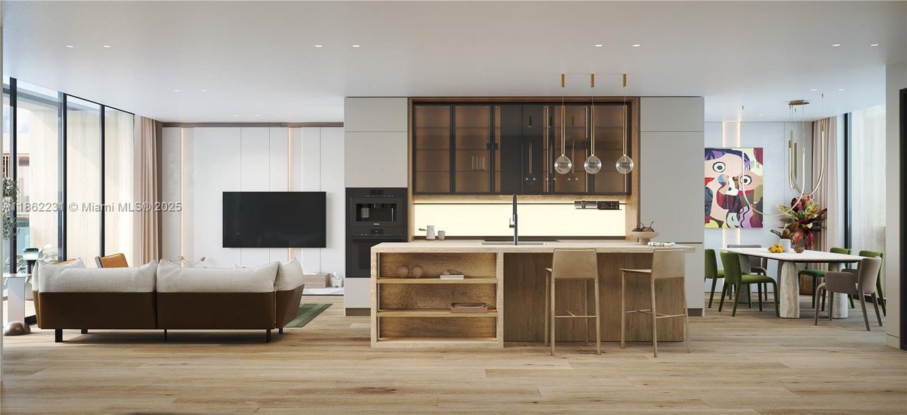 Furnished interior view inside a new home in , Bay Harbor Islands (Image 13). Furnished interior view inside a new home in , Bay Harbor Islands (Image 13).