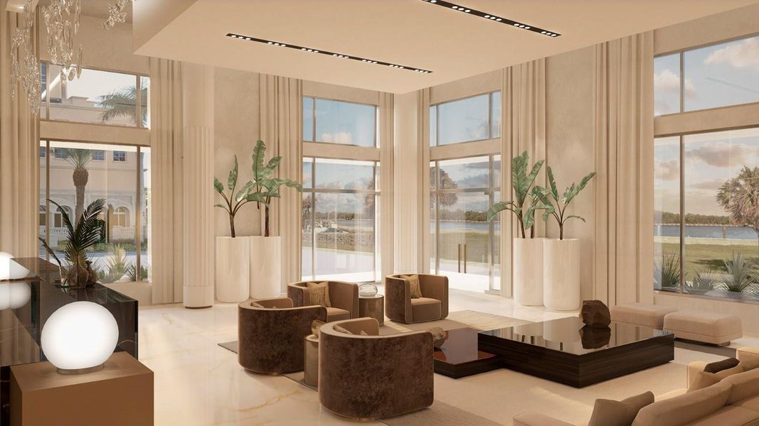 Furnished interior view inside a new home in , Hollywood (Image 13).