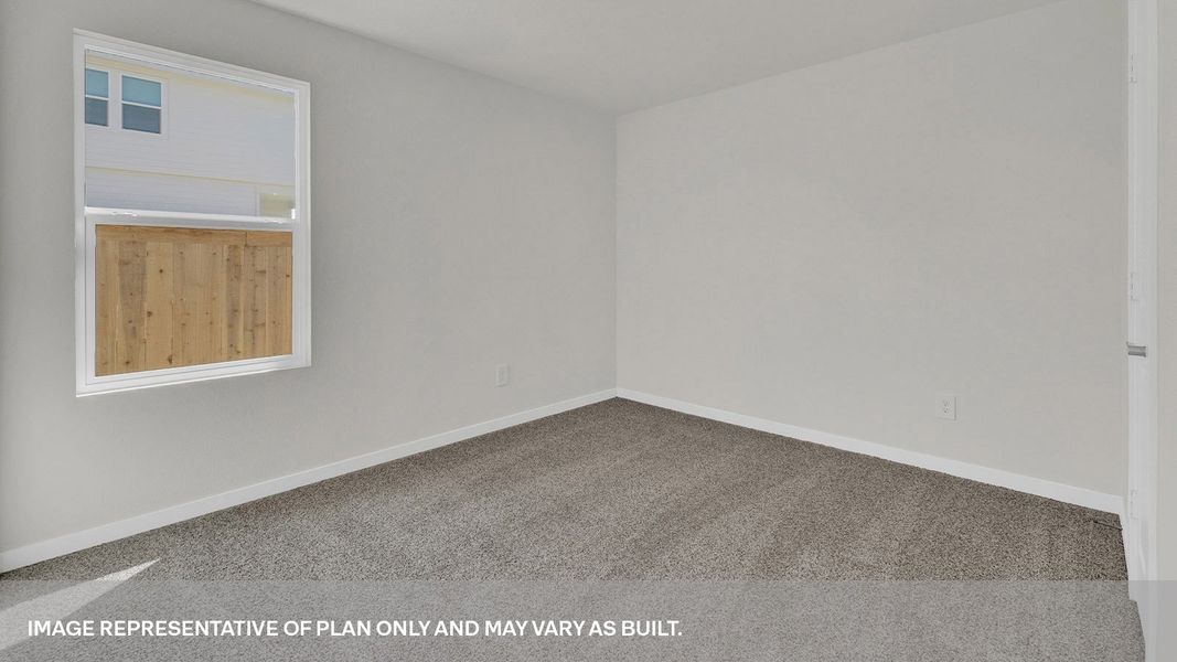 Representative unfurnished interior of a home built from the The Diana by D.R. Horton in Mayfair, New Braunfels (Image 18).