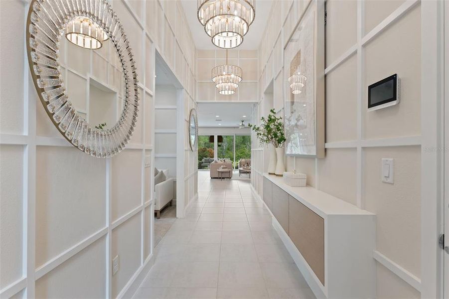 Furnished interior view inside a new home in Valencia Ridge, Wesley Chapel (Image 12).