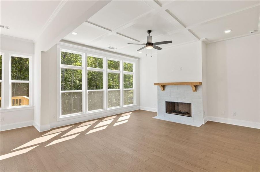 Spacious, unfurnished interior of a new home in Chattahoochee Reserve, Cumming (Image 52).