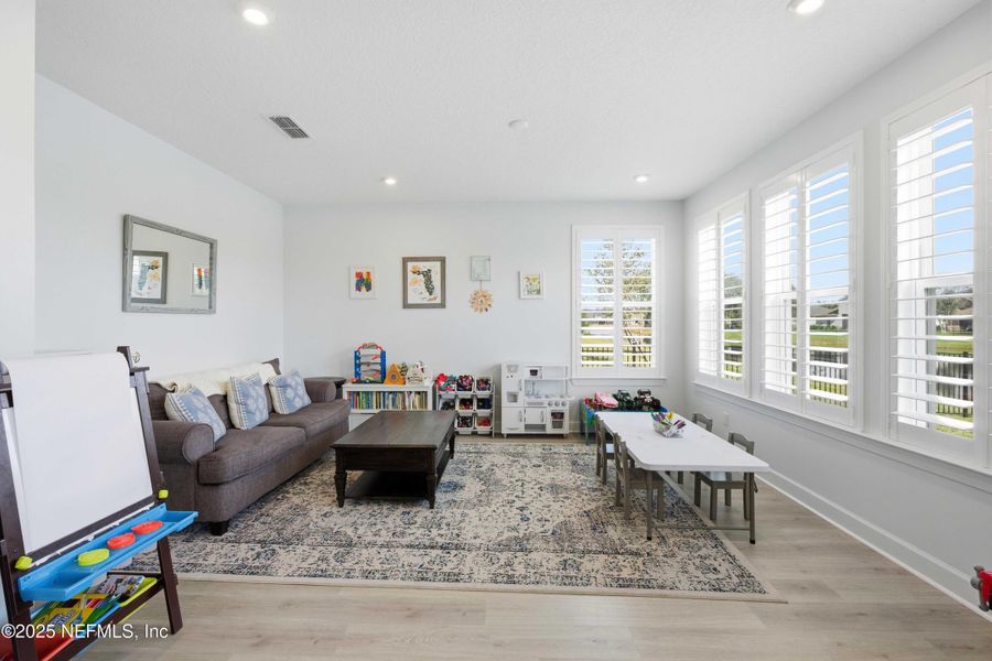 Furnished interior view inside a new home in Trailmark - Phase 6, St. Augustine (Image 27). Furnished interior view inside a new home in Trailmark - Phase 6, St. Augustine (Image 27).