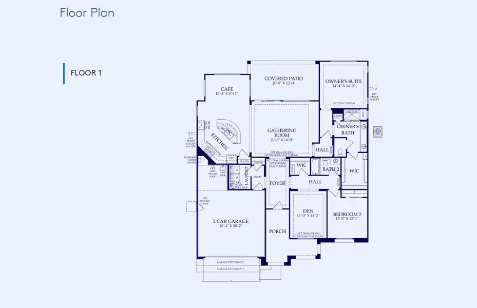 2D floor plan layout of this home in Sun City Festival, Buckeye, AZ (Image 1). 2D floor plan layout of this home in Sun City Festival, Buckeye, AZ (Image 1).