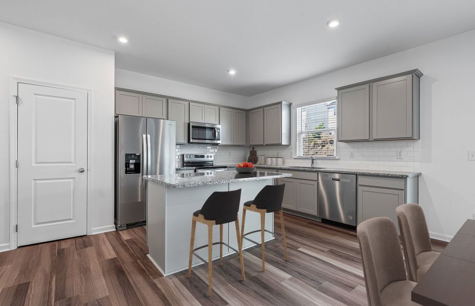 Kitchen Virtually Staged