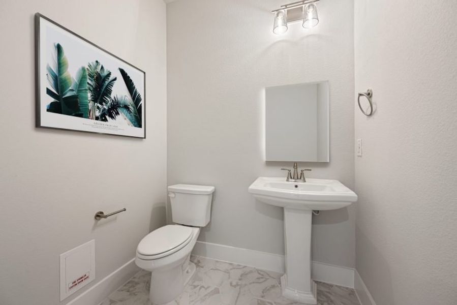 Furnished interior view inside a new home in Mosaic, Prosper (Image 13).