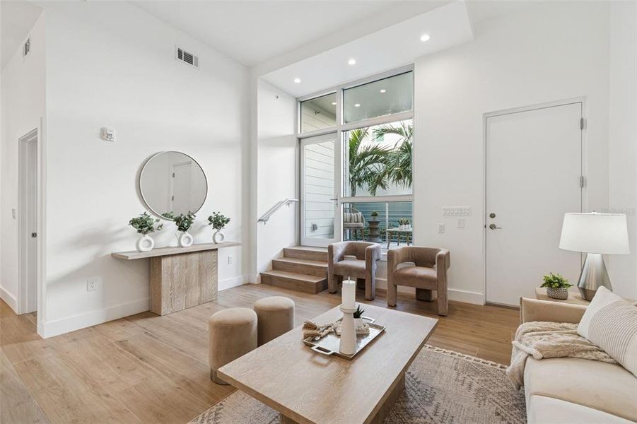Furnished interior view inside a new home in , Sarasota (Image 54).