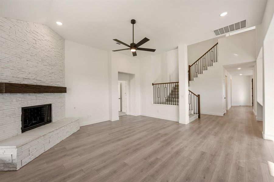 Spacious, unfurnished interior of a new home in Meadow Vista 60-65, Anna (Image 22). Spacious, unfurnished interior of a new home in Meadow Vista 60-65, Anna (Image 22).