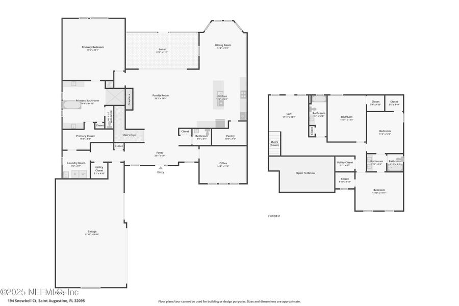 2D floor plan layout of this home in , St. Augustine, FL (Image 3).