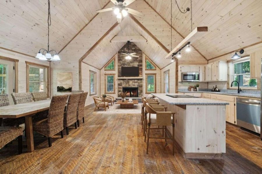 Furnished interior view inside a new home in , Blue Ridge (Image 6). Furnished interior view inside a new home in , Blue Ridge (Image 6).