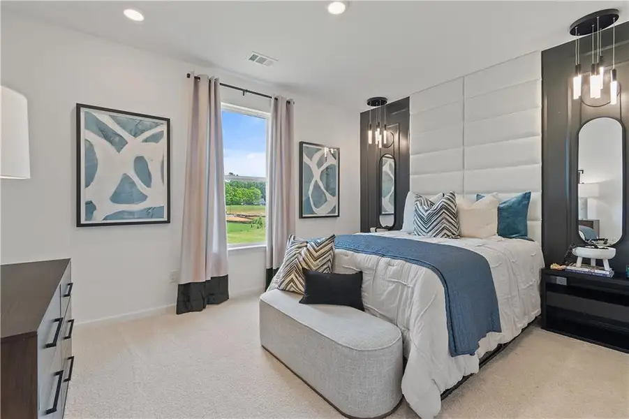 Furnished interior view inside a new home in Westwind Estates, Hampton (Image 15).
