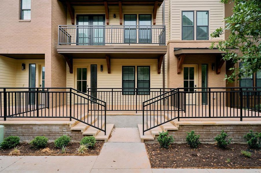 Front exterior of a new home in , Austin, TX, highlighting curb appeal (Image 24). Front exterior of a new home in , Austin, TX, highlighting curb appeal (Image 24).