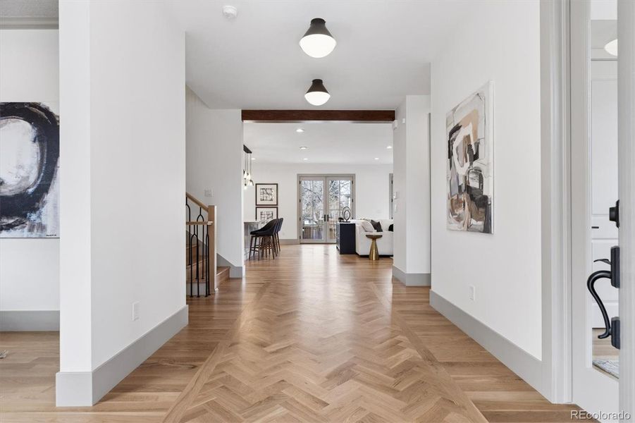 Furnished interior view inside a new home in , Denver (Image 10).