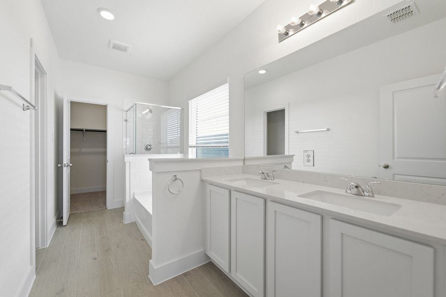 Furnished interior view inside a new home in Red Hawk Landing, San Antonio (Image 8).