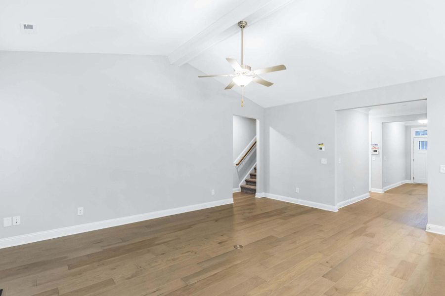 Representative unfurnished interior of a home built from the Garland by Caviness & Cates Communities in Bartlett Manor, Youngsville (Image 159). Representative unfurnished interior of a home built from the Garland by Caviness & Cates Communities in Bartlett Manor, Youngsville (Image 159).