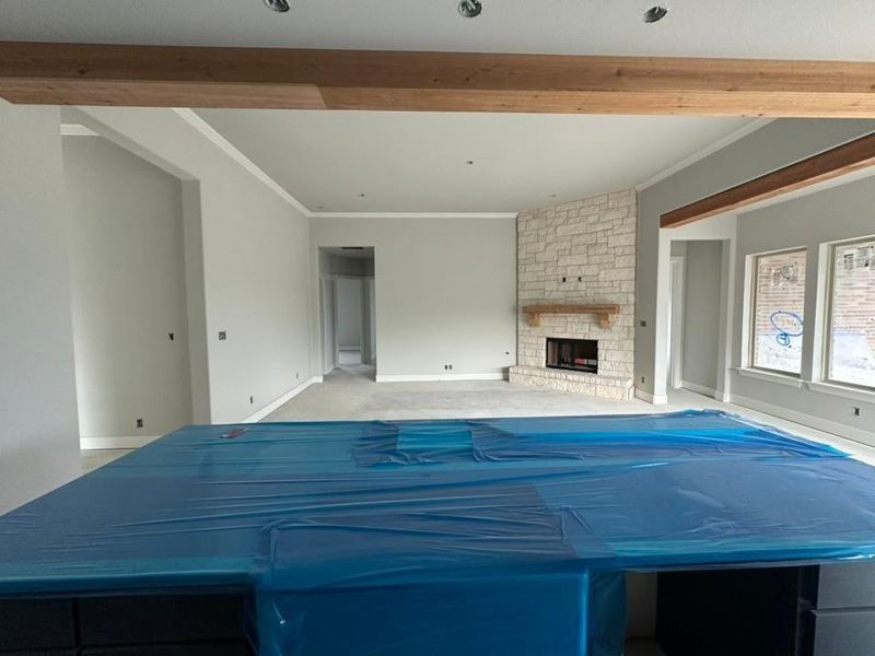 In-progress construction of a new home in Fannin Ranch, Leonard, TX (Image 17).