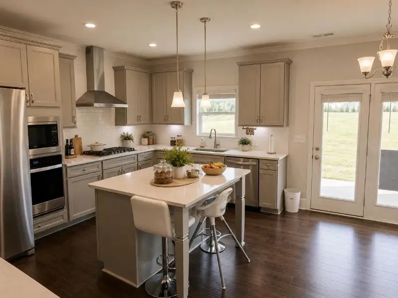 Furnished interior view inside a new home in , Cumming (Image 3).
