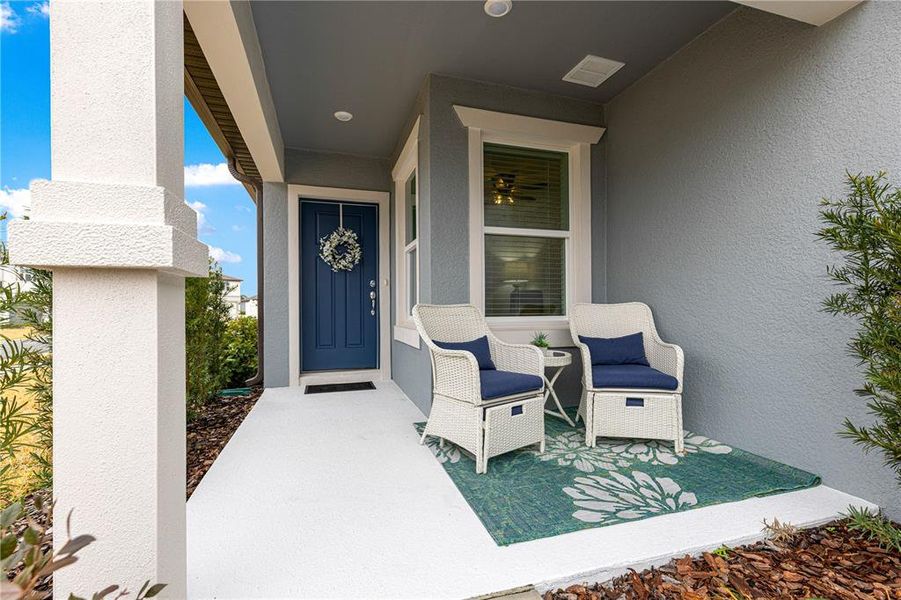 Exterior details and patio area of a home in Pioneer Ranch, Ocala (Image 25).