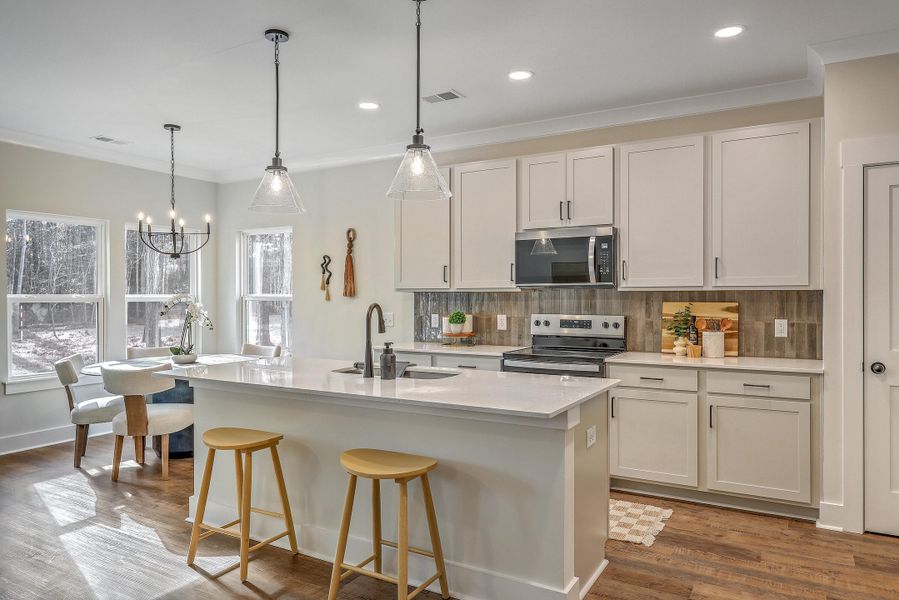 Furnished interior view inside a new home in , Summerville (Image 21).