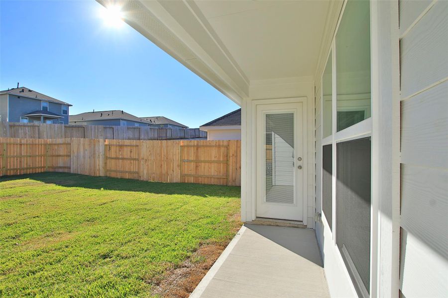 Exterior details and patio area of a home in Mostyn Springs, Magnolia (Image 3). Exterior details and patio area of a home in Mostyn Springs, Magnolia (Image 3).