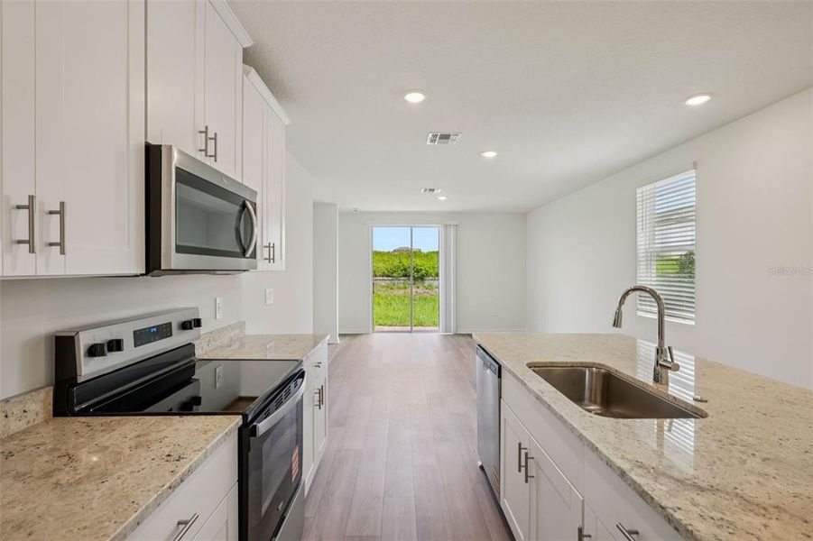 Furnished interior view inside a new home in Hamilton Bluff - Classic Series, Lake Hamilton (Image 8).