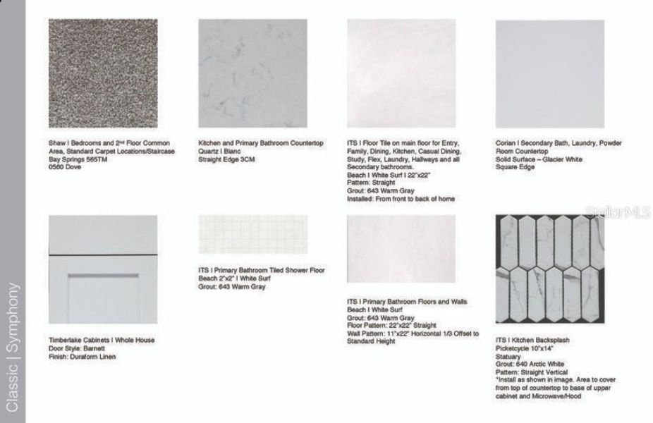 Design Selections ~ Home is under construction, selections are subject to change Design Selections ~ Home is under construction, selections are subject to change