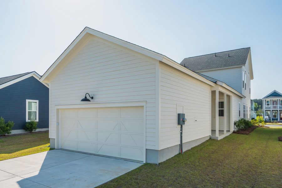 Exterior details and patio area of a home in Nexton, Summerville (Image 3). Exterior details and patio area of a home in Nexton, Summerville (Image 3).