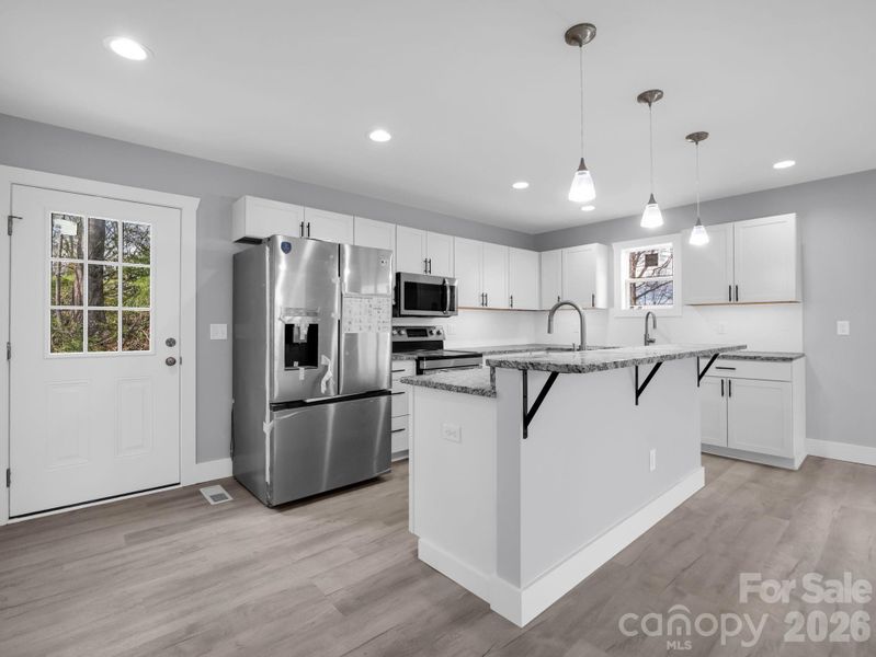 Furnished interior view inside a new home in , Rosman (Image 4).