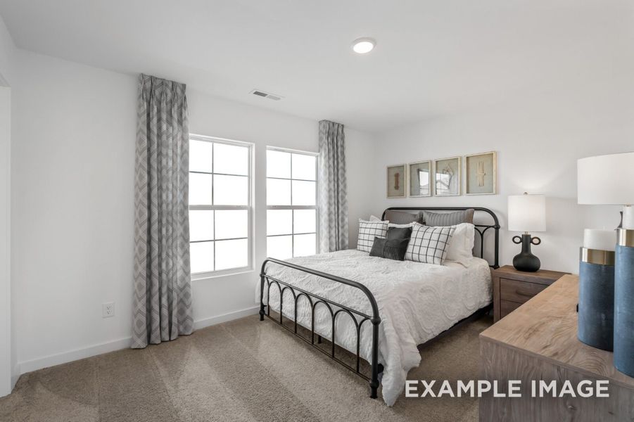 Furnished interior view inside a new home in The Towns at Red River, Gallatin (Image 40).