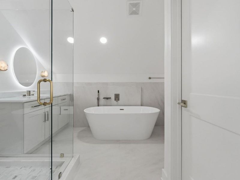 Furnished interior view inside a new home in , Canton (Image 41).