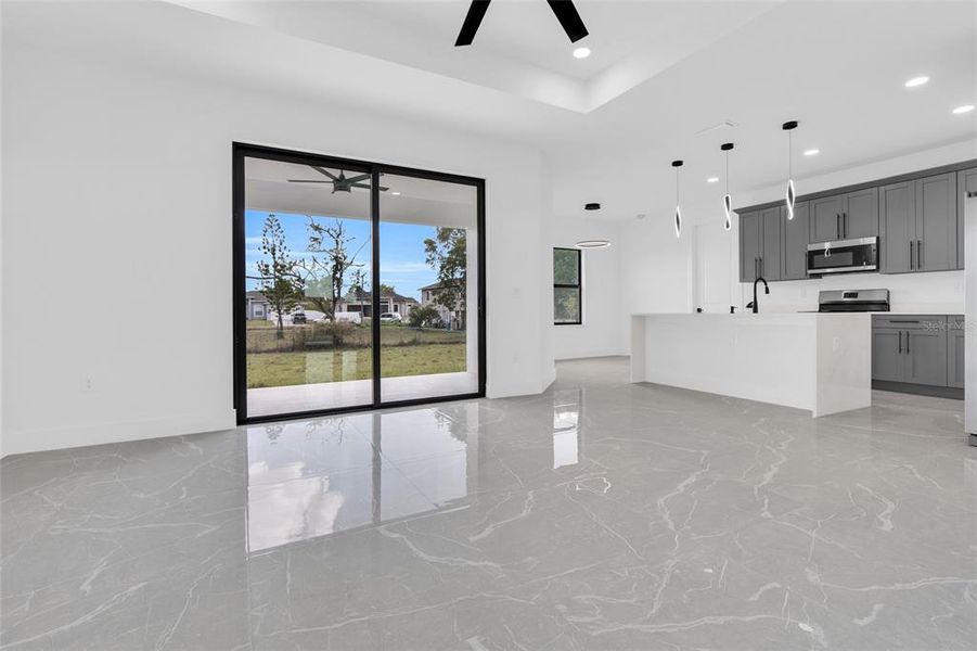 Furnished interior view inside a new home in , Lehigh Acres (Image 5). Furnished interior view inside a new home in , Lehigh Acres (Image 5).