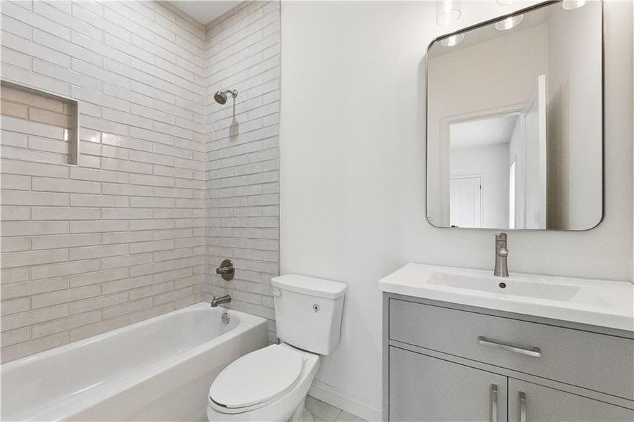 Furnished interior view inside a new home in , Decatur (Image 35).