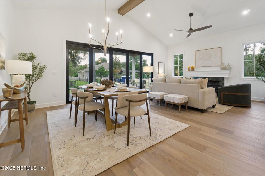 Furnished interior view inside a new home in , Yulee (Image 8). Furnished interior view inside a new home in , Yulee (Image 8).