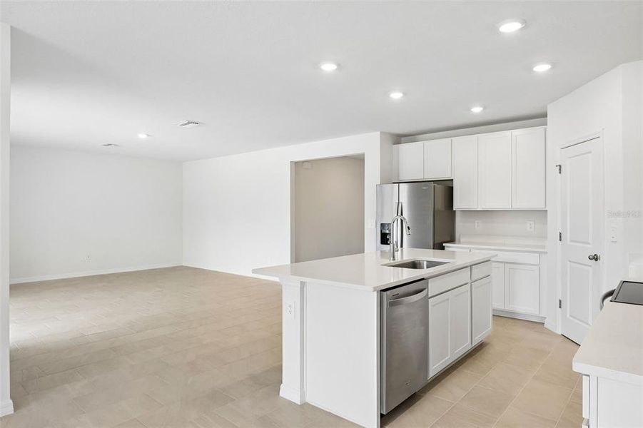 Furnished interior view inside a new home in Pine Ridge Meadows, Hudson (Image 5).