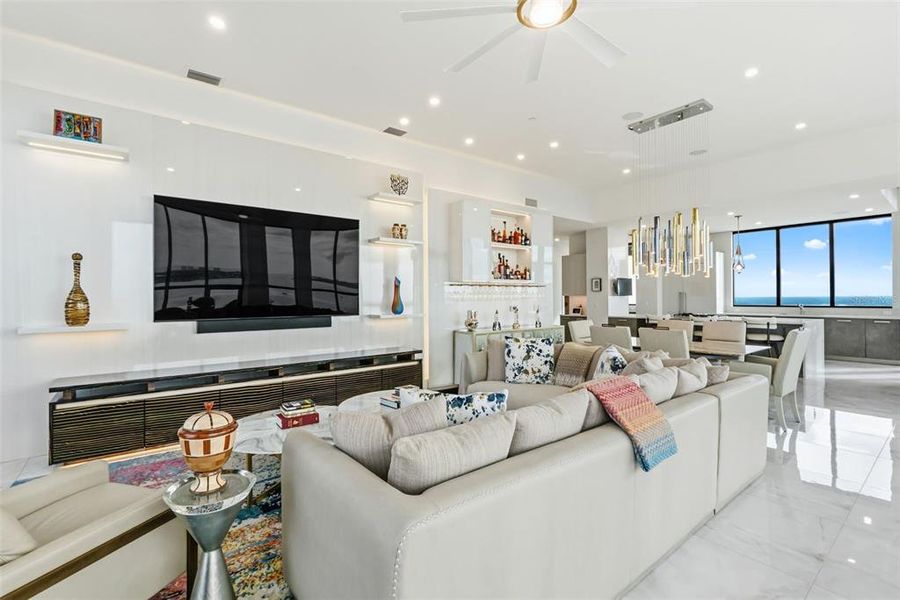 Furnished interior view inside a new home in , Sarasota (Image 7). Furnished interior view inside a new home in , Sarasota (Image 7).