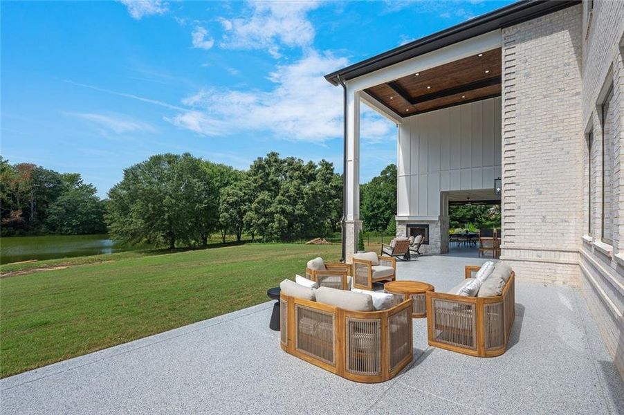 Exterior details and patio area of a home in , Lawrenceville (Image 36).