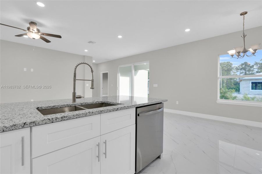 Furnished interior view inside a new home in , Lehigh Acres (Image 6).