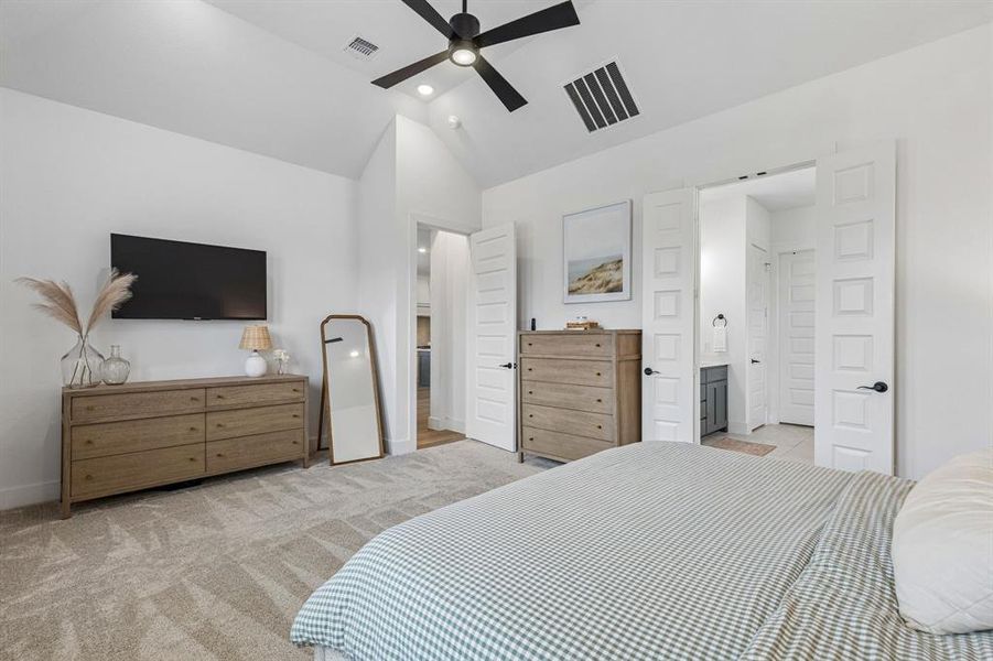 Furnished interior view inside a new home in , Aledo (Image 8).