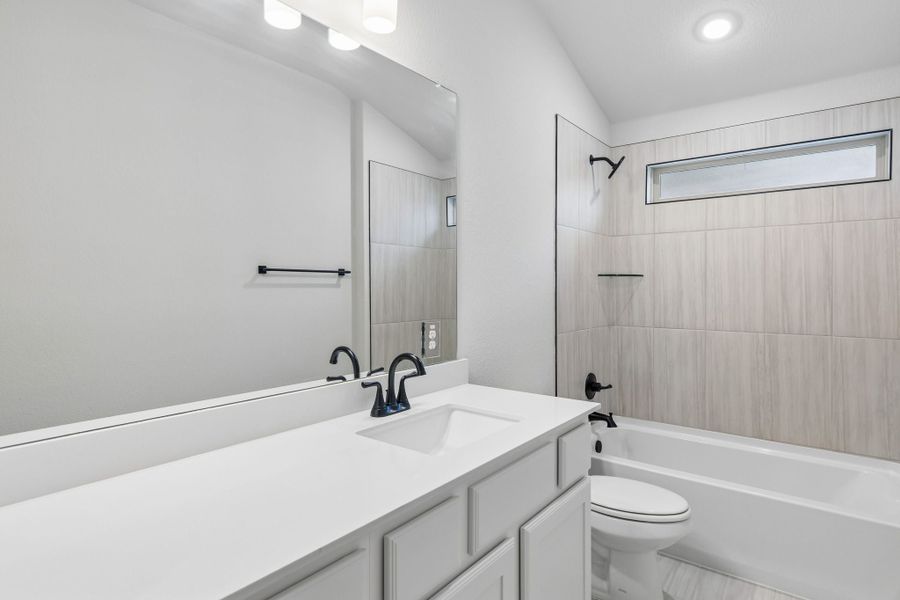 Furnished interior view inside a new home in Painted Tree Lakeside, McKinney (Image 12).