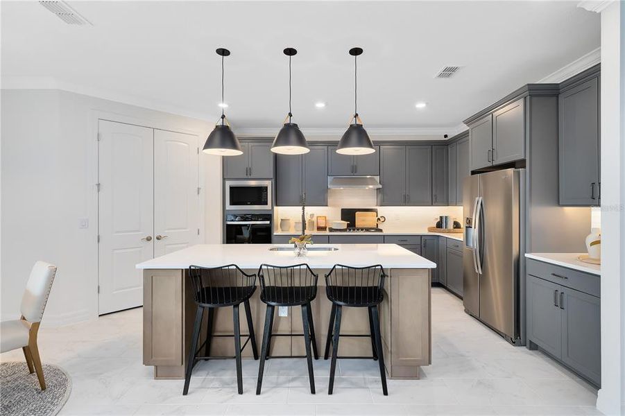 Furnished interior view inside a new home in Foothills Preserve, Mount Dora (Image 19).