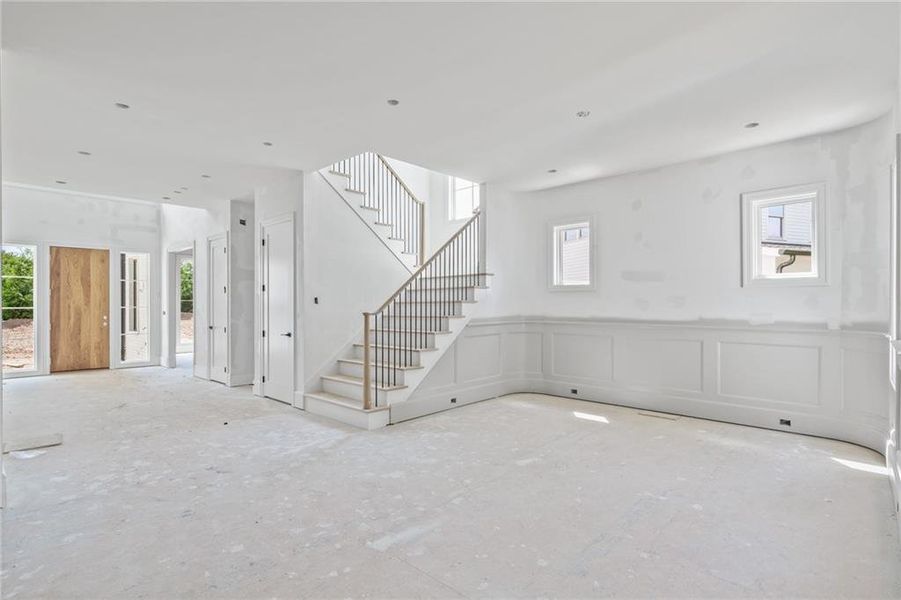 In-progress construction of a new home in , Roswell, GA (Image 8).
