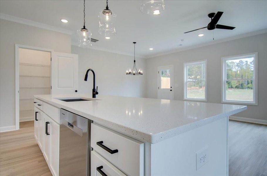 Furnished interior view inside a new home in Cherokee Township, Acworth (Image 12).
