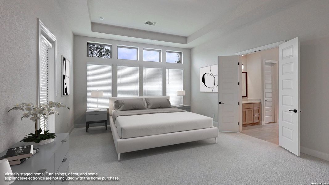 Furnished interior view inside a new home in Megan's Landing, Castroville (Image 6).